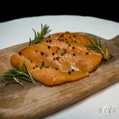 Escalope de blanc de poulet nature ou marinée